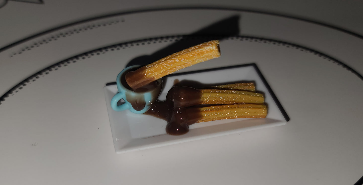 Chocolate Churro Magnet